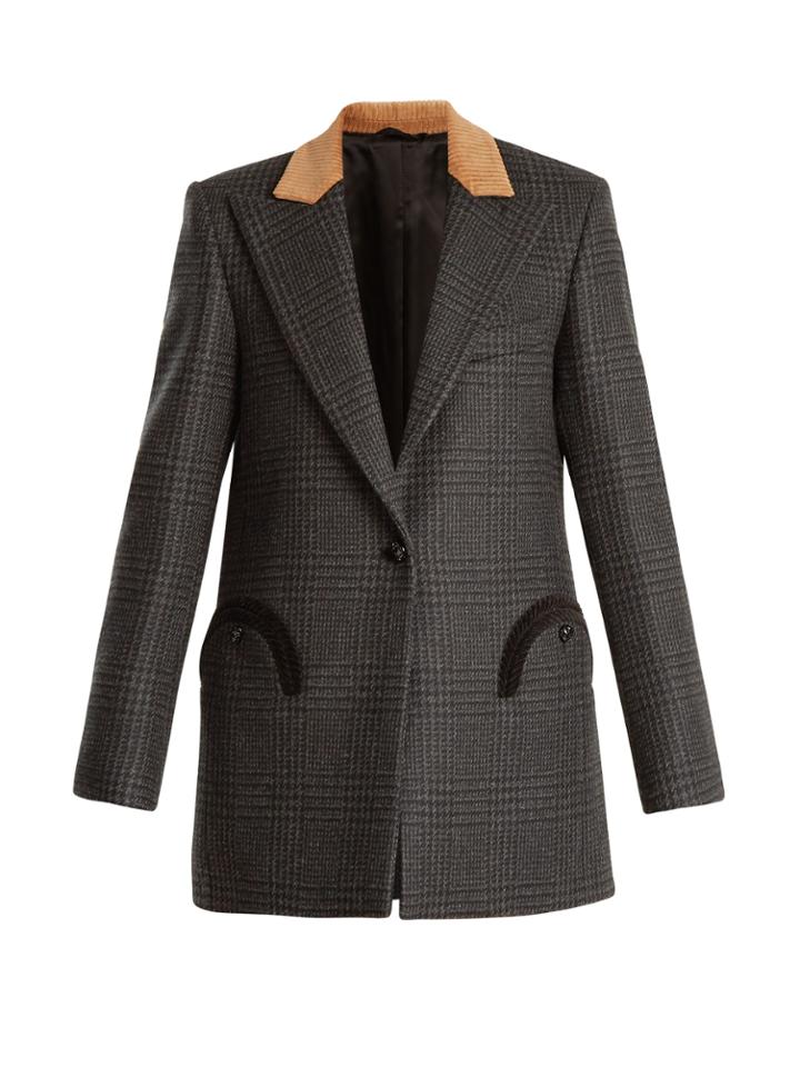 Blazé Milano Out And About Prince Of Wales-checked Blazer