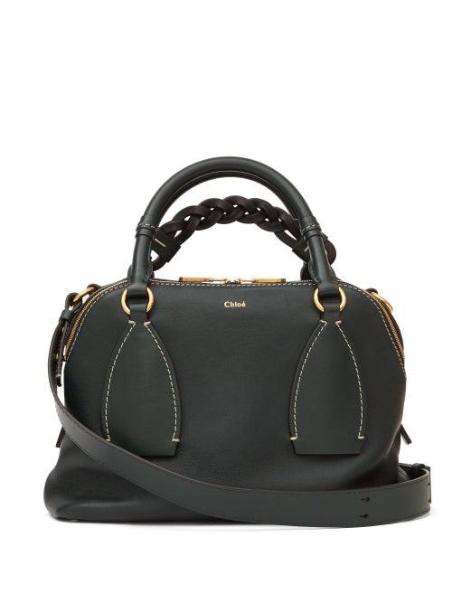 Matchesfashion.com Chlo - Daria Leather Top-handle Bag - Womens - Green