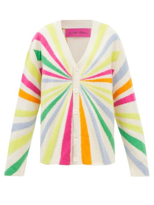 The Elder Statesman - Flower Ray Cardigan - Womens - Multi