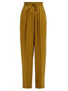 Matchesfashion.com Haider Ackermann - Tailored Drop Crotch Trousers - Womens - Khaki