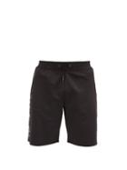 Matchesfashion.com Givenchy - Refracted Logo-jacquard Jersey Track Shorts - Mens - Black