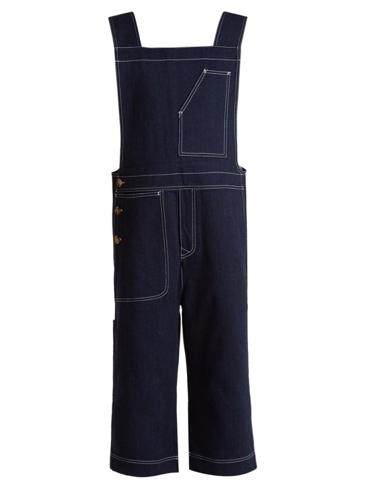 Acne Studios Tegel Oversized Japanese-denim Jumpsuit
