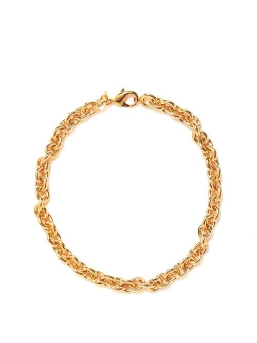 Joolz By Martha Calvo - Bianca 14kt Gold-plated Chain-link Necklace - Womens - Gold