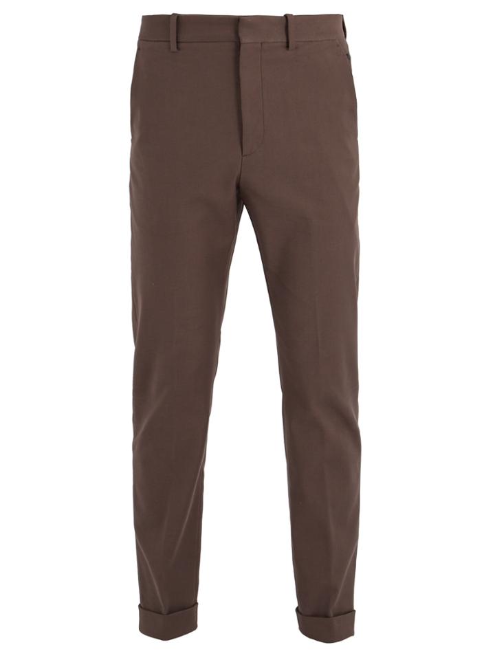 Bottega Veneta Tapered-leg Stretch-cotton Chino Trousers
