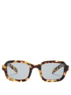 Matchesfashion.com Prada Eyewear - Square Tortoiseshell-acetate Sunglasses - Mens - Tortoiseshell