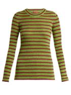 Missoni Striped Long-sleeved Knit Top
