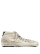Matchesfashion.com Golden Goose Deluxe Brand - Midstar Leather And Suede Trainers - Womens - White