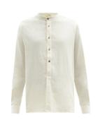 Matchesfashion.com Harago - Stand-collar Cotton Kameez Shirt - Mens - Cream