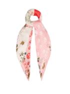 Alexander Mcqueen Floral And Skull-print Silk Scarf
