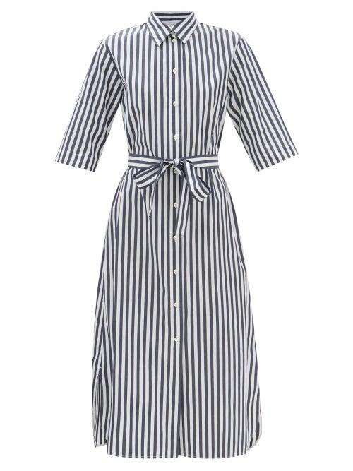 Max Mara Leisure - Dialogo Shirt Dress - Womens - Navy White