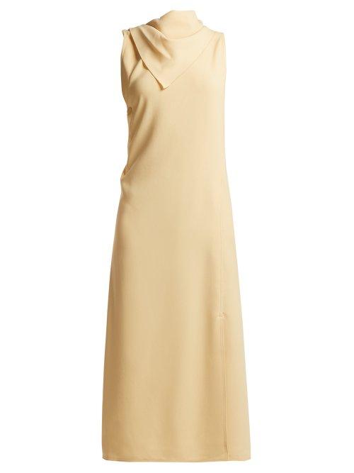 Matchesfashion.com Joseph - Ceil Fluid Twill Dress - Womens - Cream