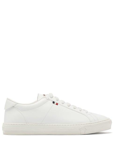 Matchesfashion.com Moncler - Monaco Leather Trainers - Mens - White