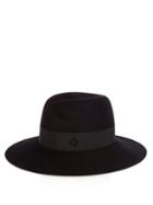 Matchesfashion.com Maison Michel - Virginie Showerproof Felt Hat - Womens - Black