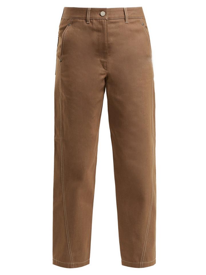 Lemaire Mid-rise Straight-leg Cropped Jeans