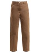 Lemaire Mid-rise Straight-leg Cropped Jeans