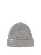 On - Logo-label Ribbed-merino Beanie Hat - Mens - Grey
