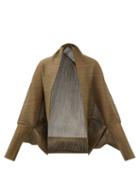 Max Mara - Vesuvio Shawl - Womens - Khaki Brown