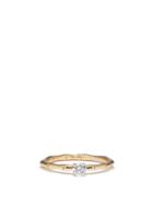 Jessica Mccormack - Bamboo Diamond & 18kt Gold Ring - Womens - Gold Multi