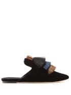 Sanayi 313 Monarola Velvet Slipper Shoes