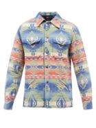Rrl - Jacquard Cotton-twill Shirt - Mens - Multi