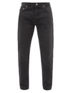 Raey - Line Organic Cotton-denim Slim-leg Jeans - Mens - Black