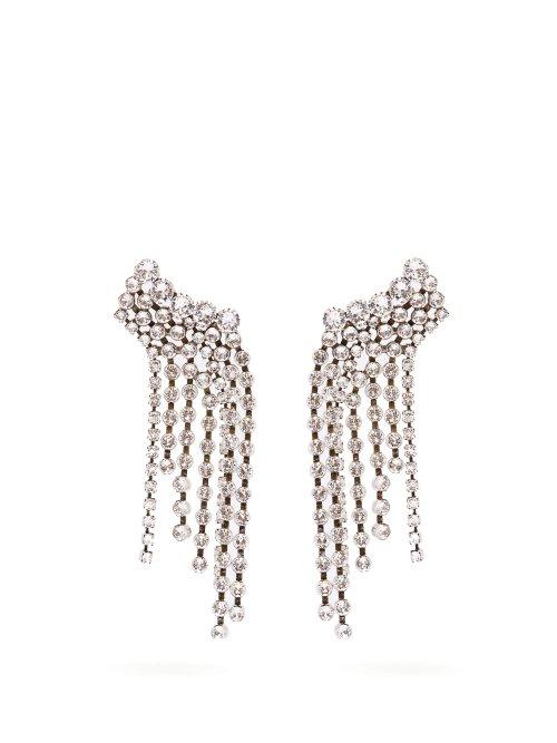 Matchesfashion.com Isabel Marant - Crystal Embellished Earrings - Womens - Crystal