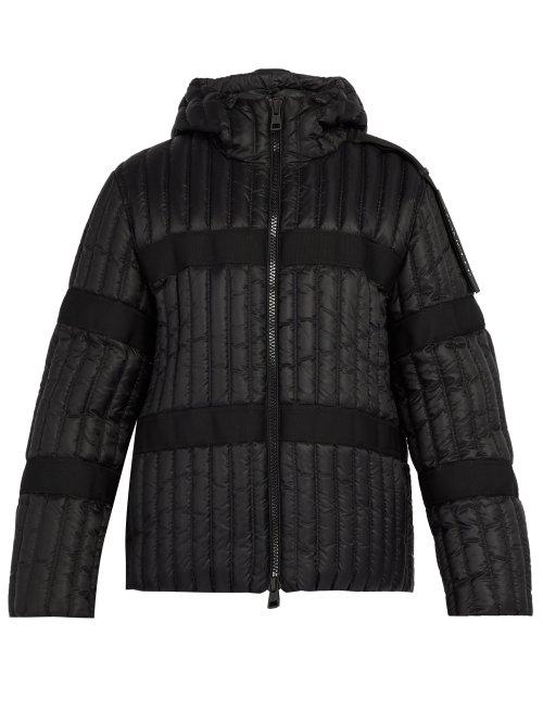 Matchesfashion.com 5 Moncler Craig Green - Halibut Logo Epaulette Hooded Jacket - Mens - Black