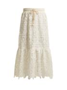 See By Chloé Drawstring-waist Lace Skirt
