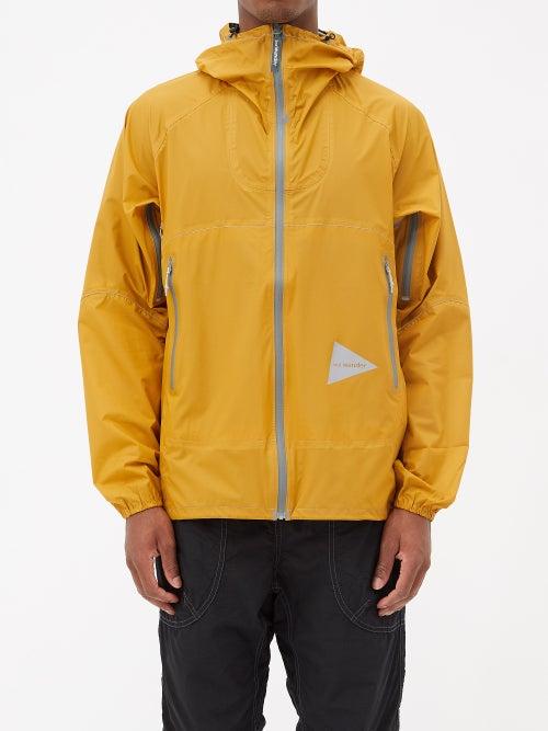 And Wander - 3-layer Shell Rain Jacket - Mens - Yellow