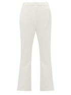 Matchesfashion.com Goat - Joey High-rise Wool-crepe Trousers - Womens - Ivory
