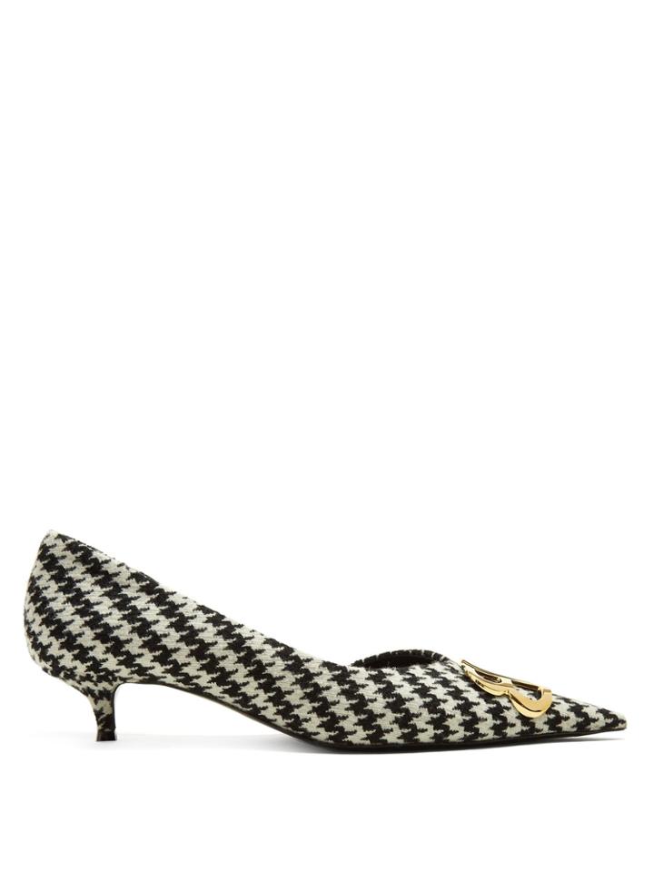 Balenciaga Houndstooth Bb Pumps