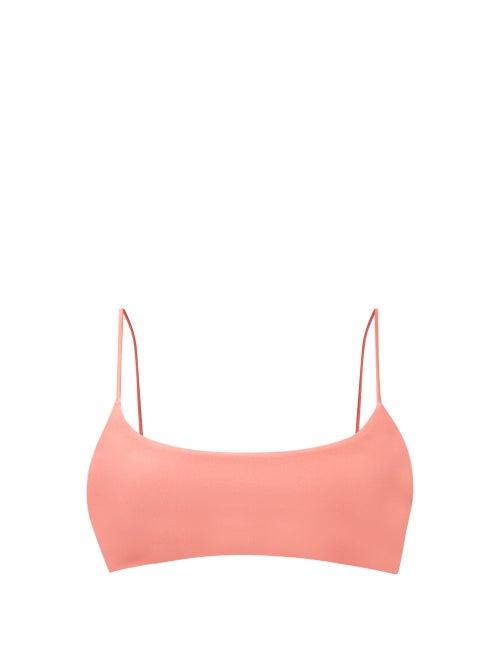 Jade Swim - Muse Scoop-neck Bikini Top - Womens - Coral