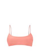 Jade Swim - Muse Scoop-neck Bikini Top - Womens - Coral