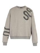 Matchesfashion.com Amiri - Snake Embroidered Cotton Sweatshirt - Mens - Grey