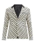 Matchesfashion.com Haider Ackermann - Single-breasted Geometric-jacquard Jacket - Mens - Multi