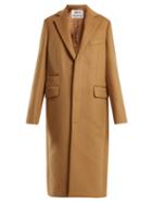 Matchesfashion.com Acne Studios - Single Breasted Wool Blend Coat - Womens - Beige