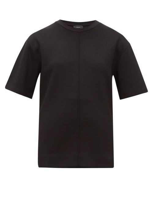 Matchesfashion.com Joseph - Double Faced Jersey T Shirt - Womens - Black