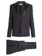 Saint Laurent Satin-trimmed Virgin Wool Tuxedo