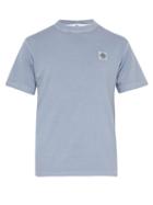 Matchesfashion.com Stone Island - Logo Patch Cotton T Shirt - Mens - Light Purple