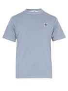 Matchesfashion.com Stone Island - Logo Patch Cotton T Shirt - Mens - Light Purple