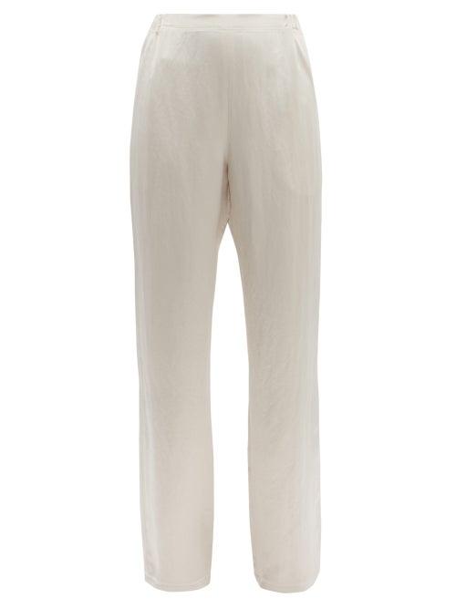 Matchesfashion.com Max Mara Leisure - Mach Trousers - Womens - Ivory