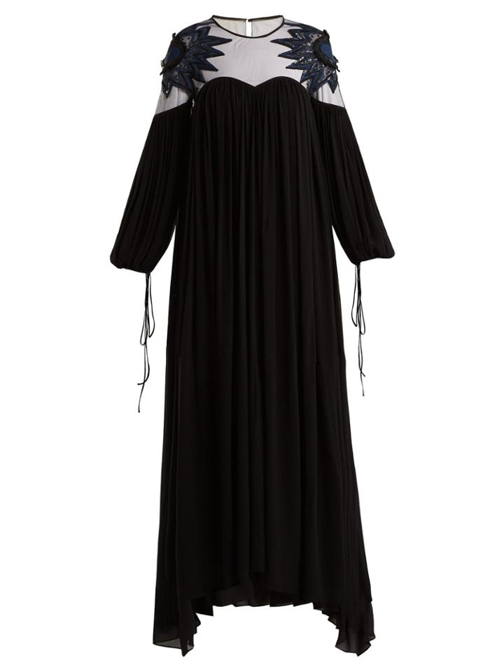 Fendi Sequined Crepe Georgette Gown