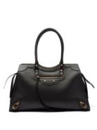 Matchesfashion.com Balenciaga - Neo Classic City Large Grained-leather Bag - Womens - Black