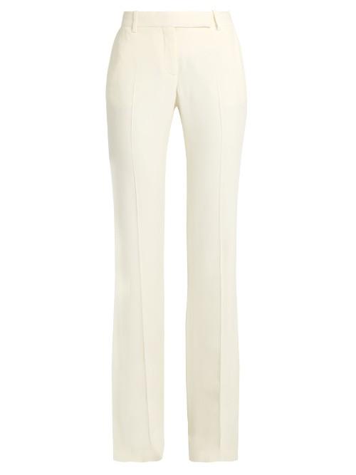 Alexander Mcqueen Mid-rise Tailored Kick-flare Trousers