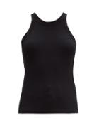 Ladies Rtw Totme - Espera Organic Cotton-blend Jersey Tank Top - Womens - Black