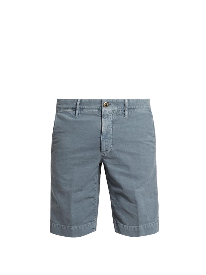 Incotex Slim-fit Cotton-blend Chino Shorts