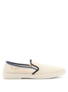 Matchesfashion.com Rivieras - Classic Match Tour Du Monde Canvas Loafers - Mens - Light Beige