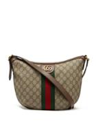 Gucci - Ophidia Gg-supreme Canvas And Leather Shoulder Bag - Womens - Beige Multi
