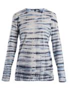 Proenza Schouler Tie-dye Long-sleeved Cotton T-shirt