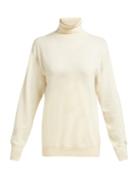Matchesfashion.com The Row - Janillen Roll Neck Cashmere Sweater - Womens - Ivory